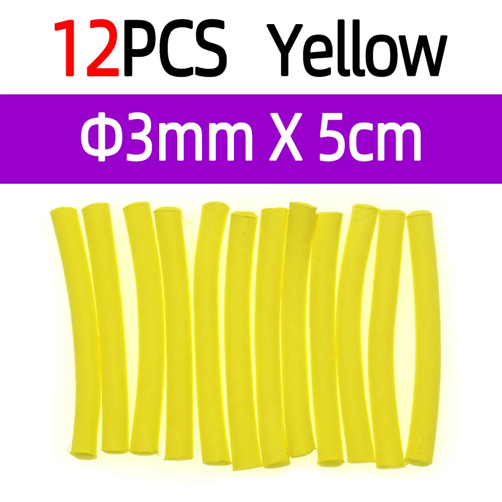 12pcs Yellow 3mm