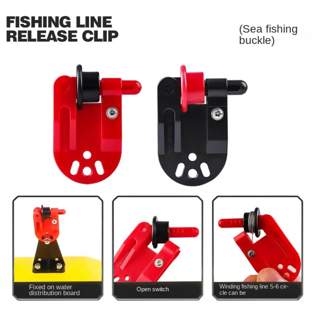 Clip de liberación de pesca ajustable de alta calidad, Clips de liberación en alta mar para pesca con curricán, herramienta de pesca de tensión pesada - imagen 4