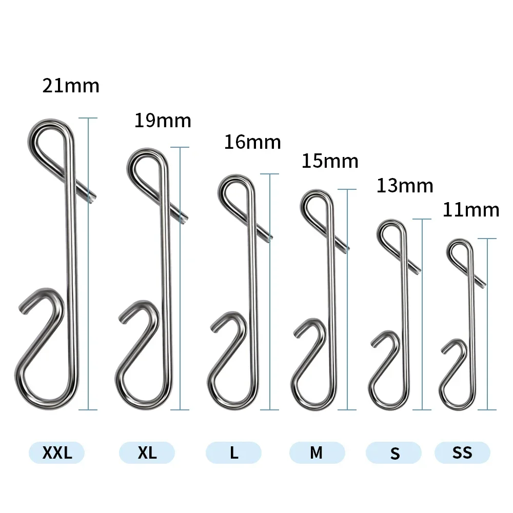 50 unids/caja conectores trenzados sin nudos barril giratorio accesorio herramienta de pesca Kit de señuelo - imagen 3