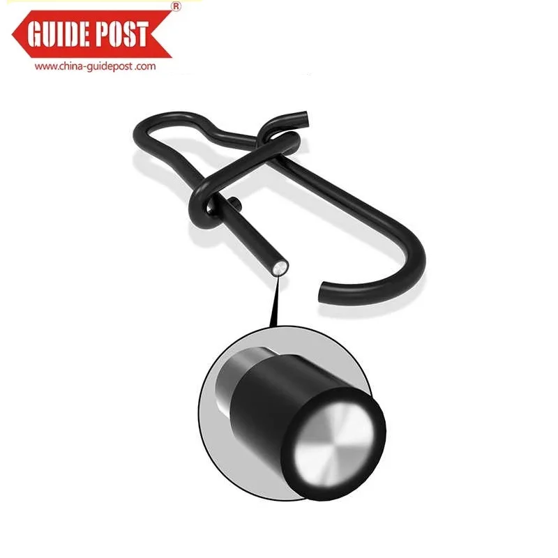 GUIDEPOST 20 unids/pack aleación de alta resistencia Pesca enganchado a presión diamante/forma de calabaza señuelo accesorios conector Snap Pesca - imagen 4