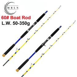 MBLN Caña Slow Jigging Secciones Fibra Vidrio Mar Spinning Casting
