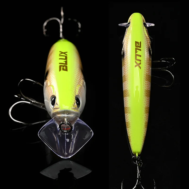 Blux Gian 105F – Señuelo Minnow de Superficie para lucio agresivo - imagen 5