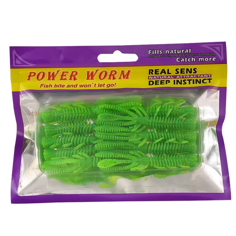 Cebo blando de lubina, cebo en forma de Camarón, sabor a pescado, 7CM, cebo imprescindible para Loyalist, buena postura de natación, gran tentación. - imagen 3