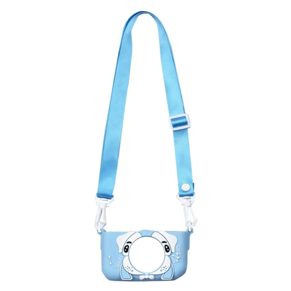 Mini carcasa de cámara de dibujos animados, funda de cámara portátil de silicona para niños con cordón, cubierta protectora impermeable para cámara de niños X2 - imagen 2