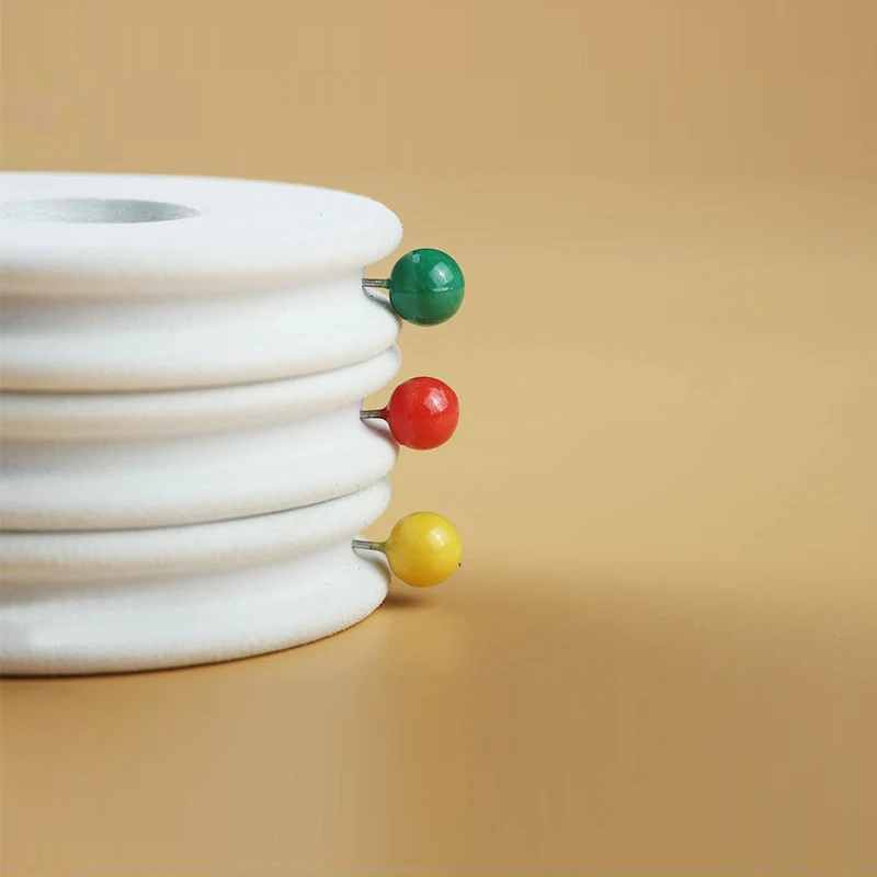 Aparejo de pesca de carpa fijo, 40 Pines de piezas, bobinadores de línea líder, pasadores de línea de bobinado seguro, mezcla de colores, 1,7x0,6 cm, almacenamiento de anzuelos - imagen 2