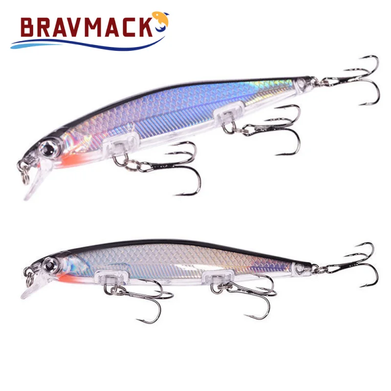 1 Uds. Señuelos de pesca 13,8g, Wobblers de pececillo que se hunden, cebos artificiales de plástico, anzuelo para lubina, Lucio, carpa, Swimbait, cebo de pesca - imagen 5