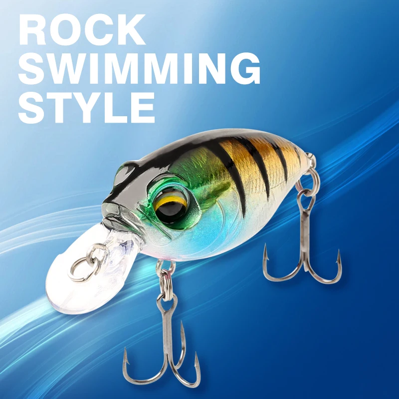 Banshee 42mm 8g alta calidad nuevos Crankbaits señuelo de pesca Wobblers para Lucio perca cebos para curricán Minnow Wobbler flotante - imagen 5