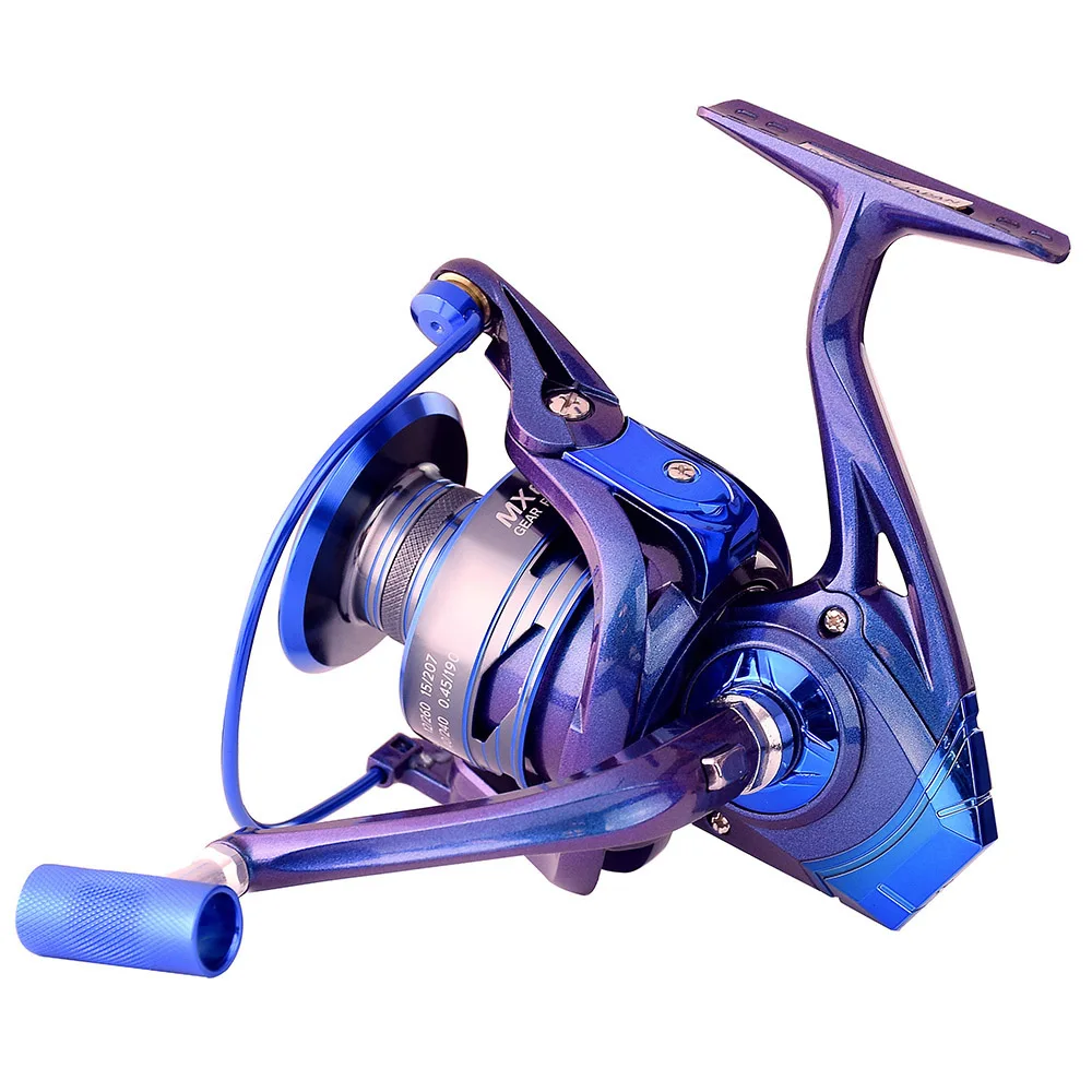 JOSBY 2024 nuevos carretes giratorios 8KG arrastre máximo Carrete De Pesca 5,2: 1 rueda De Pesca De acero inoxidable De Metal agua salada todo - imagen 4