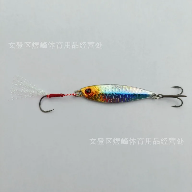 Señuelos de Pesca en el mar con impresión 3D, anzuelo de plantilla lenta, cuchara de Metal para Jigging, cebo Artificial láser, señuelos de plantilla de pesca en barco, Señuelos de Pesca súper duros - imagen 4