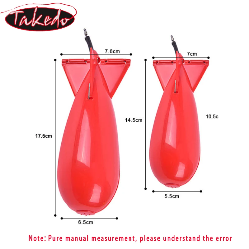 TAKEDO-Método de pesca de carpa, alimentador de cohetes, cebo de bomba Spod, soporte de cebo flotante de carpa, lanzamiento para pesca de carpa - imagen 2