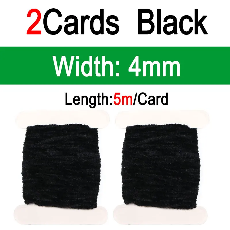 2pcs Black 4mm