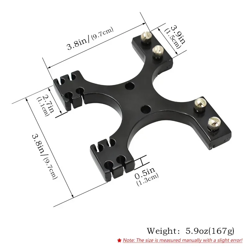 Tirachinas telescópico largo, cabeza de arco especial, accesorios de tirachinas de arco grande, accesorios de cabeza de arco de tirachinas DIY - imagen 2