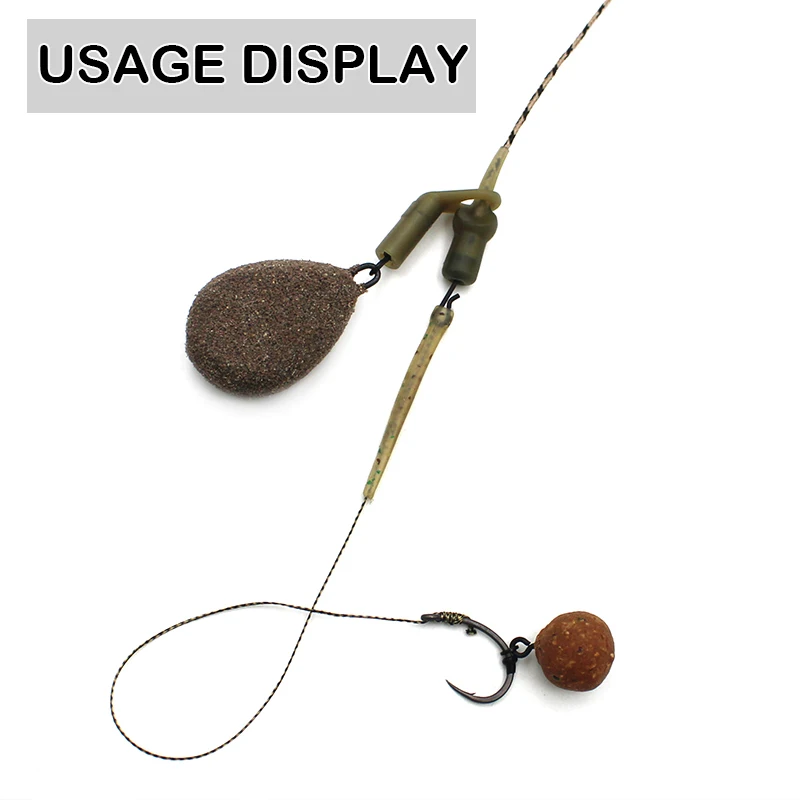 Una configuración de señuelo de pesca versátil con una pantalla de uso transparente