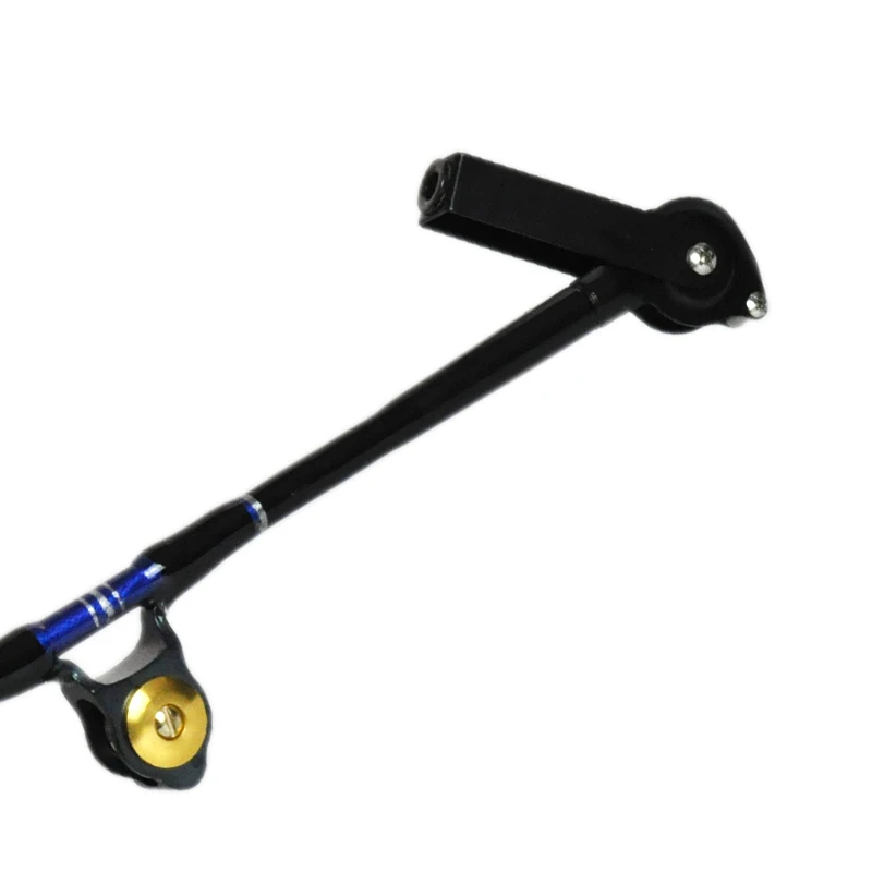 Balanzze-Caña de curricán de pesca en el mar, caña de juego grande con mango recto doblado, resistente en agua salada, 6 pies, 100 libras, 3 + 1 guías - imagen 2