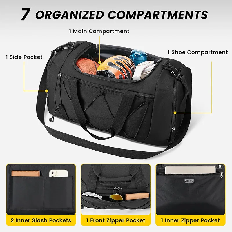 Bolsa de pesca deportiva bandolera – Para viaje, camping y senderismo - imagen 3