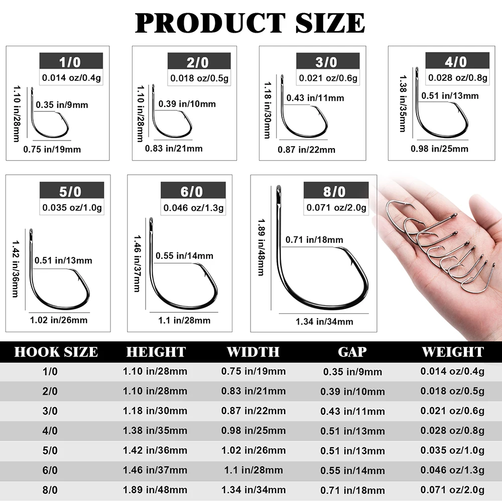 Goture 50 unids/lote de anzuelos de pesca, anzuelos de púas individuales de acero con alto contenido de Corbon, aparejos de pesca de mar/agua dulce, accesorios de pesca de carpa - imagen 4