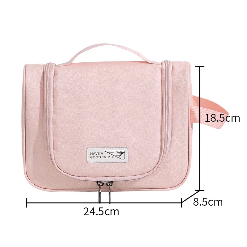 Bolsa de viaje plegable para maquillaje con gancho y forro impermeable - imagen 5