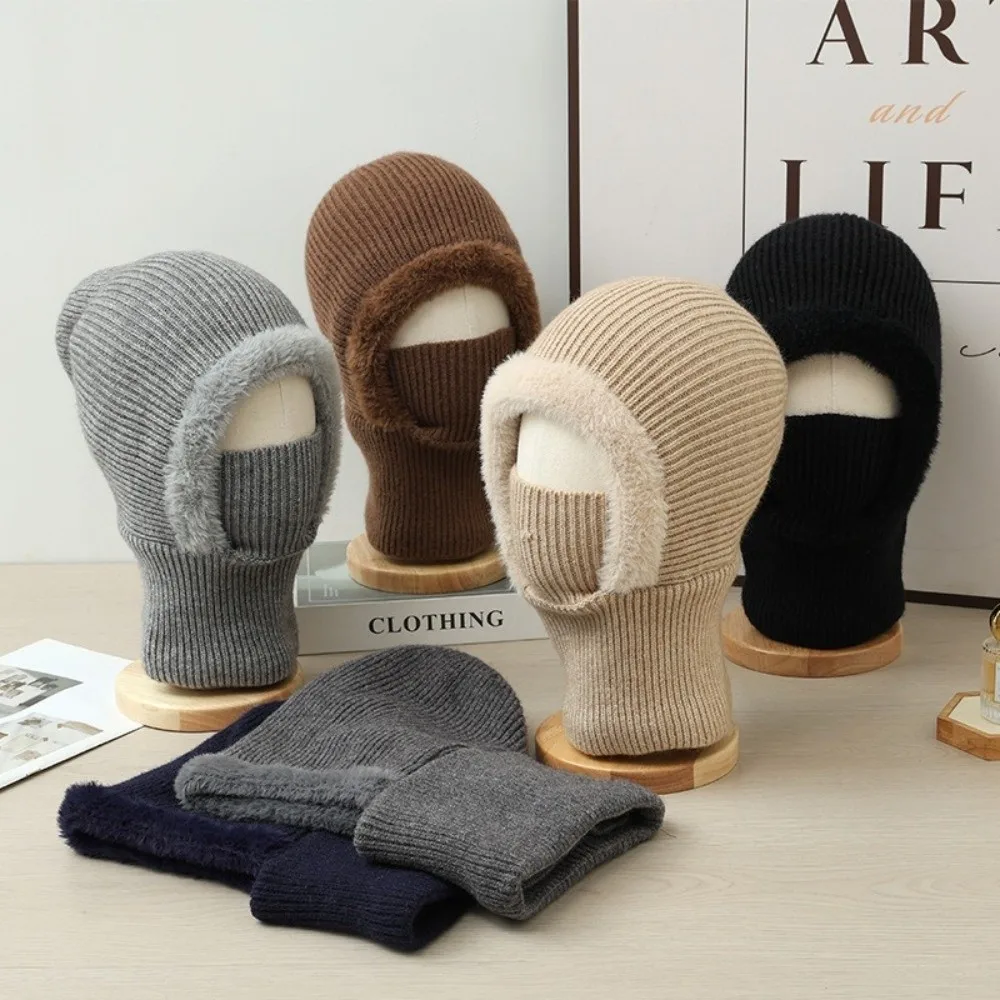 Nuevo Jersey a prueba de viento, sombrero para mantener el calor, máscara facial con forro de terciopelo, sombreros de ciclismo a prueba de frío para mujeres/hombres