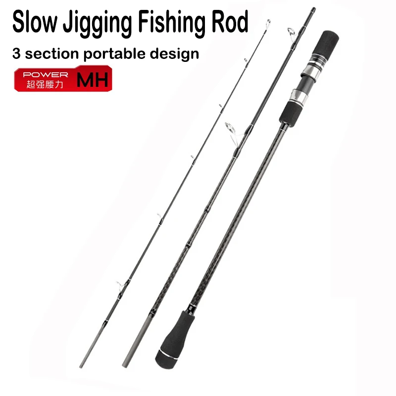 Caña AI-SHOYU Slow Jigging MH Power Carbono – Spinning para barca - imagen 2