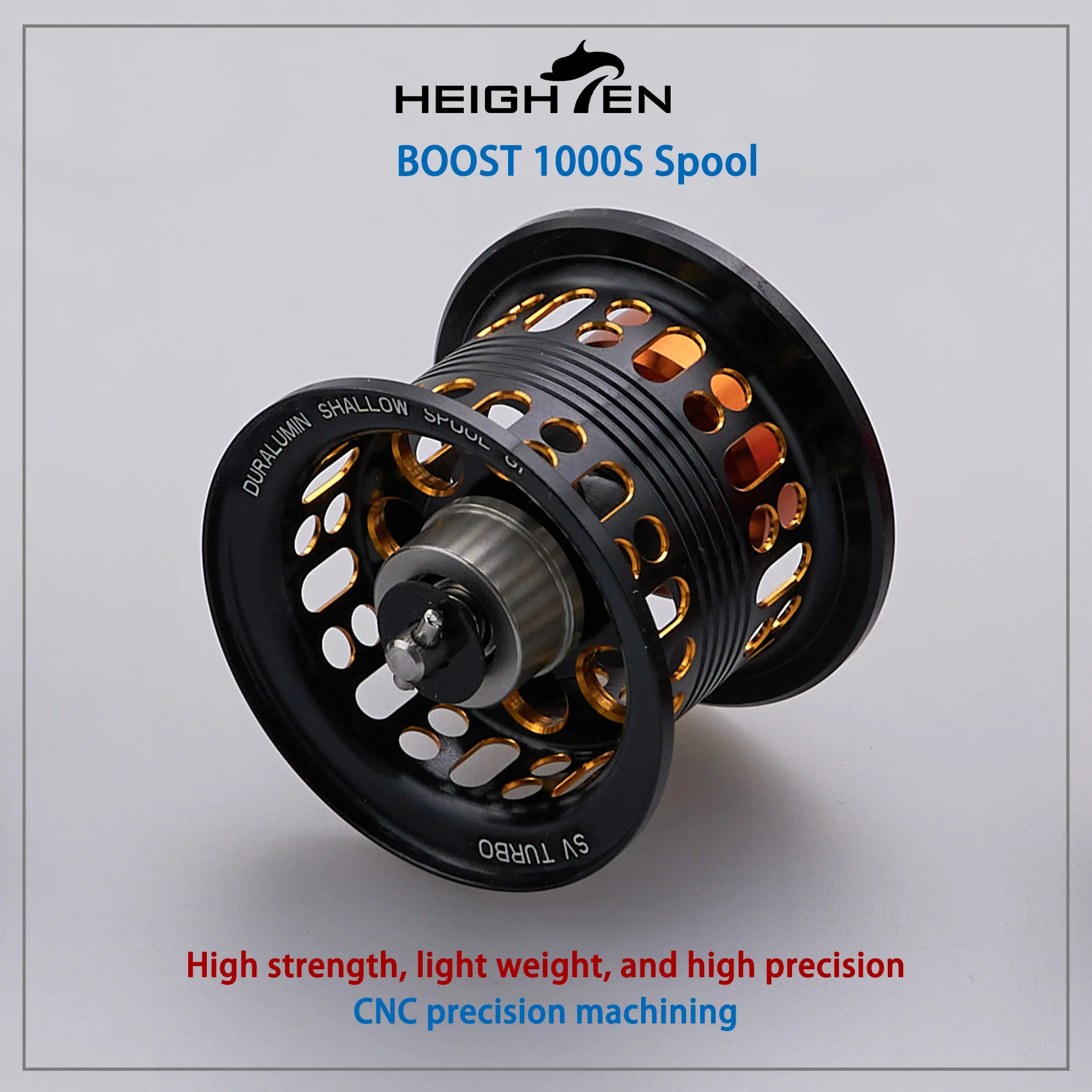 HEIGHTEN Carrete poco profundo para Daiwa Zillion Steez Ryoga Morethan, carrete de Baitcasting - imagen 5