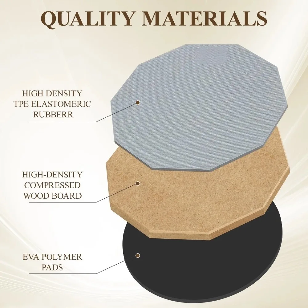 Almohadilla de práctica de tambor de 8 pulgadas de alta calidad, almohadilla de tambor silenciosa, juego de soporte de tambor de doble cara, soporte ajustable portátil, entrenador de tambor tonto - imagen 4