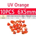 10PCS 6x5mm Orange