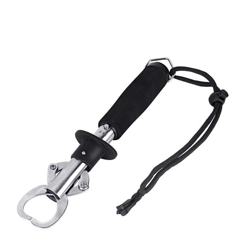 Señuelo de acero inoxidable para Control de peces, accesorios de Clip para pesca de carpa, con escala de peso - imagen 4