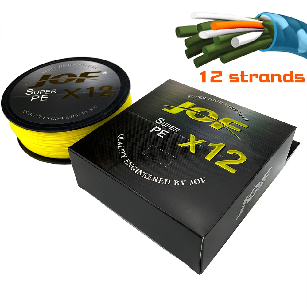 Sedal trenzado de 300M y 100M PE para pesca de carpa, 12 hebras, mar, Océano, juego grande, 10 colores, 25-92LB - imagen 4