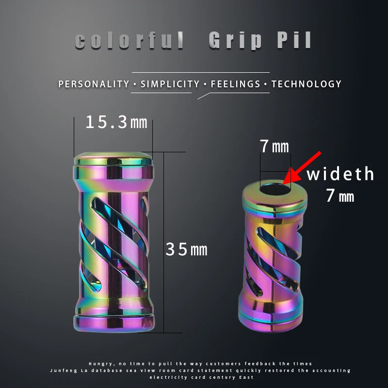 Perilla de mango de carrete de pesca de Metal, carpa lagarto, pinza única colorida, accesorios de pesca como malla para peces - imagen 3