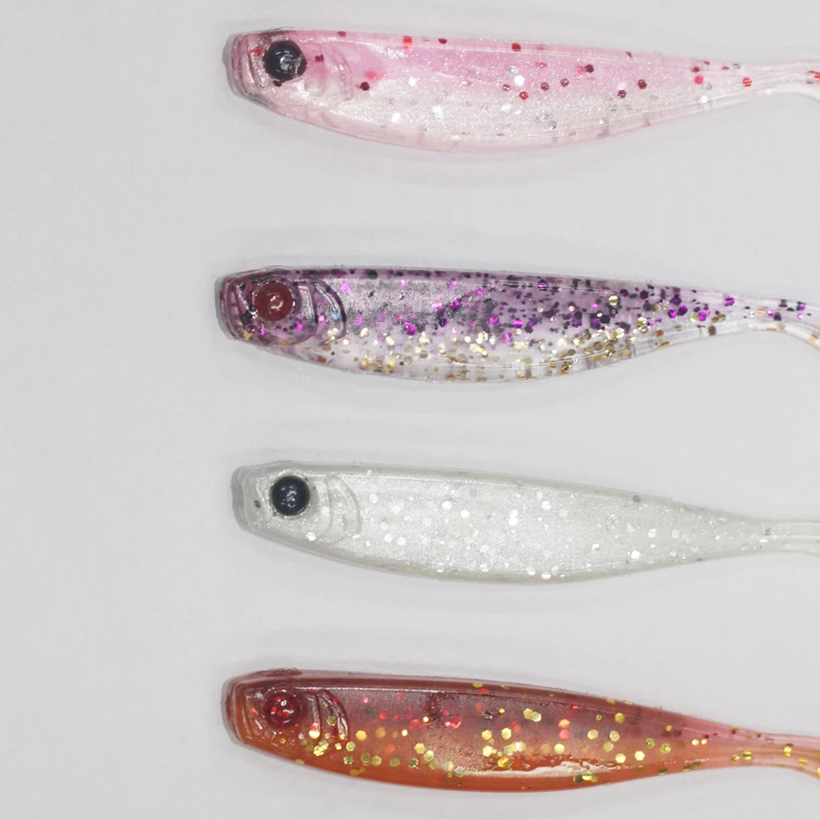 Mustad CROSS CURLY TAIL MINNOW 3,5 pulgadas Mezashi señuelo suave cebo MCTM 3,5 pulgadas 2,5g 6 uds perca M cebo de pesca al aire libre - imagen 2