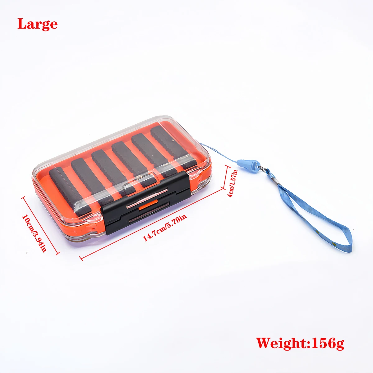 Aparejos de pesca de cara, caja para moscas, accesorios de pesca, caja de almacenamiento de herramientas, carpa de doble capa para productos de pesca, anzuelos, cajas de señuelos - imagen 5