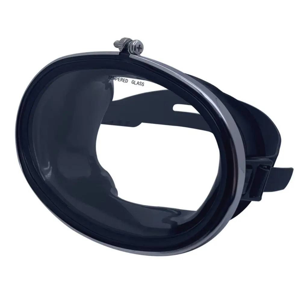 Gafas de buceo de silicona para pesca submarina, máscaras de buceo impermeables negras, gafas templadas ligeras, gafas de natación, equipo de snorkel - imagen 4