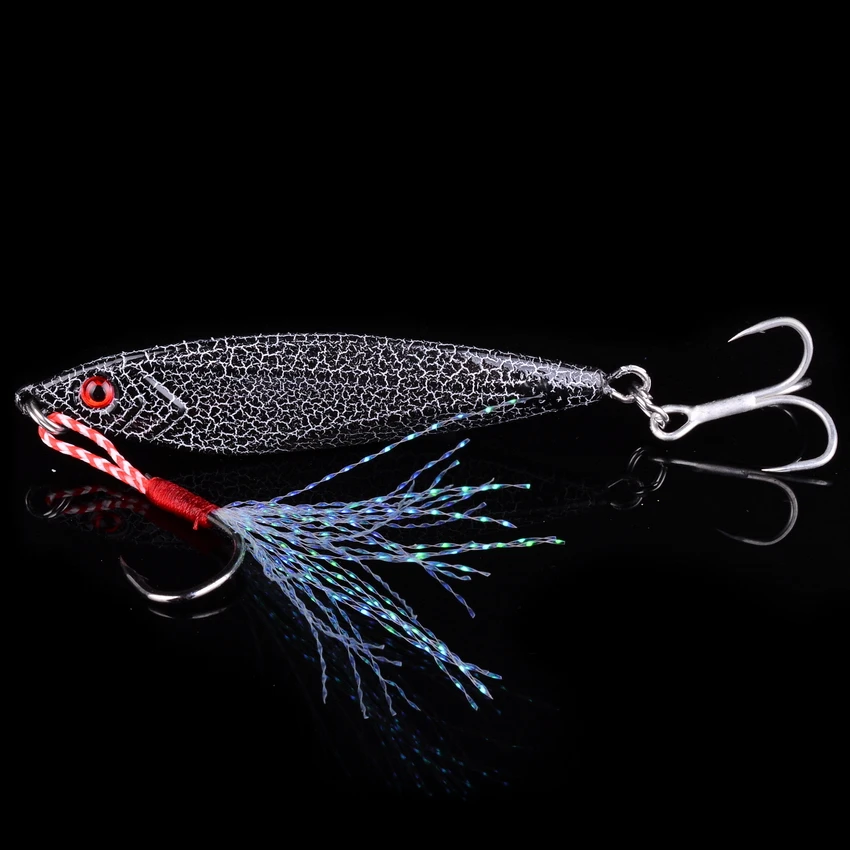 Señuelo de pesca Jig VIB de Metal, 14g, 21g, 30g, señuelos que se hunden, plantillas de mar, cuchara, pesca de invierno, bueno para pesca, señuelo de Jigging, cebo de hielo duro - imagen 5