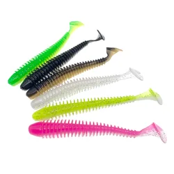 Vinilo Swimbait cola en T – Señuelo shad con anillo impacto