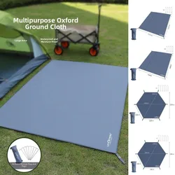 Tela Oxford gruesa, lona impermeable para suelo de tienda, a prueba de humedad, resistente al desgaste, ultraligera, huellas de tienda de bolsillo con saco