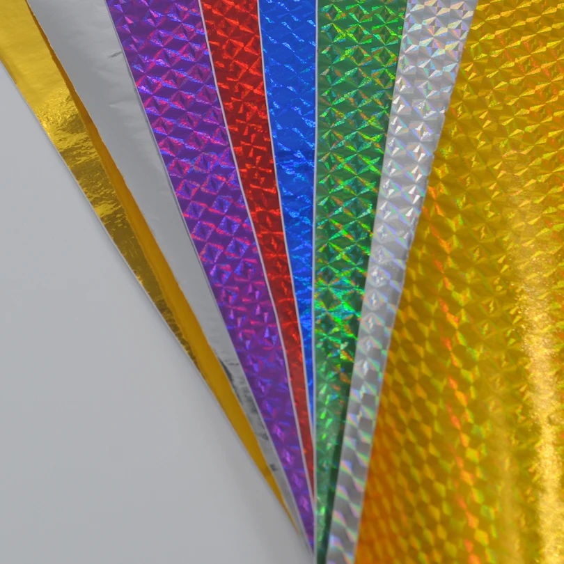 MNFT 6 uds 10*20cm pegatinas de señuelo de pesca cinta adhesiva holográfica para peces aparejos de pesca atado de moscas Material de señuelos DIY - imagen 4