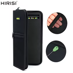 Hirisi-cartera para aparejos de pesca de carpa, bolsa para aparejos de pelo, bolsa de transporte con eslabones de gancho, billeteras para aparejos de pelo para pesca de carpa W1306