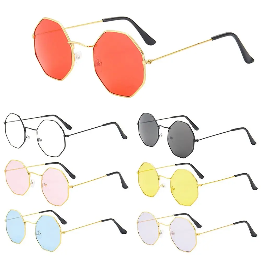Gafas de sol poligonales de moda, montura pequeña, protección UV, gafas de sol cuadradas, gafas de sol para hombres/mujeres - imagen 3