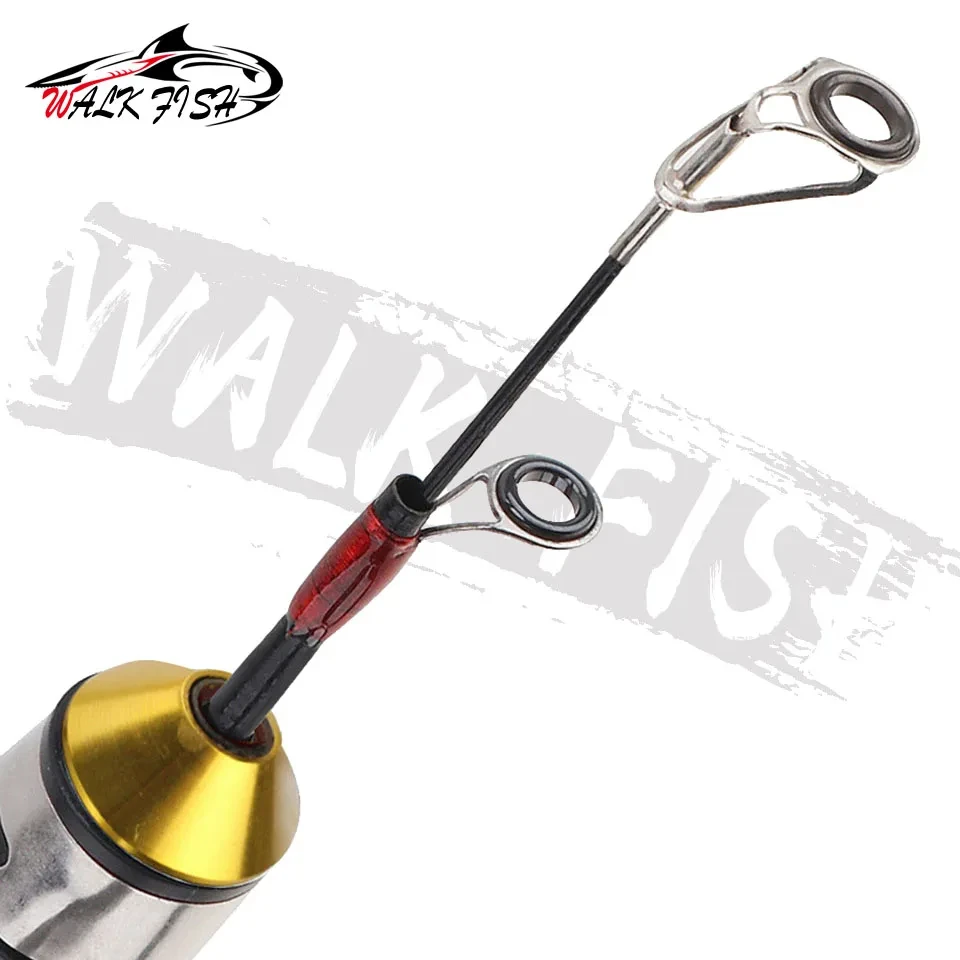 WALK FISH-Mini caña de pescar telescópica ultraligera, mango de espuma de hielo, 60cm, Invierno - imagen 3
