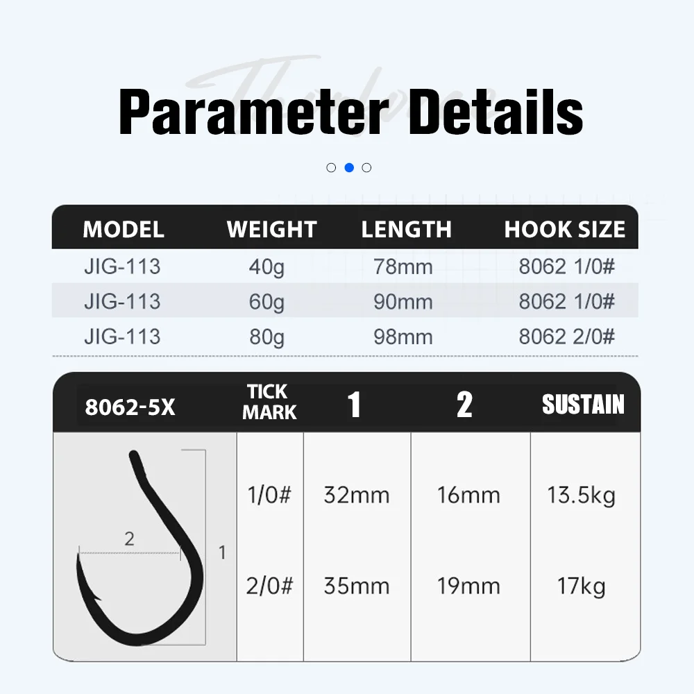 THORFORCE-deslizante de sardina para Jigging, señuelo de pesca de agua salada, plantilla de Metal fundido largo, cebo duro para pesca de lubina, plantillas de placa de hierro - imagen 2