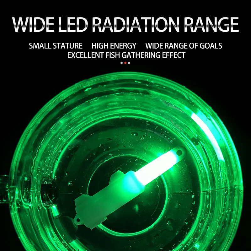 Lámpara Flash de pesca subacuática, gota profunda, luminosa, LED, atracción, señuelo, luz nocturna de agua salada, aparejos de pesca - imagen 5