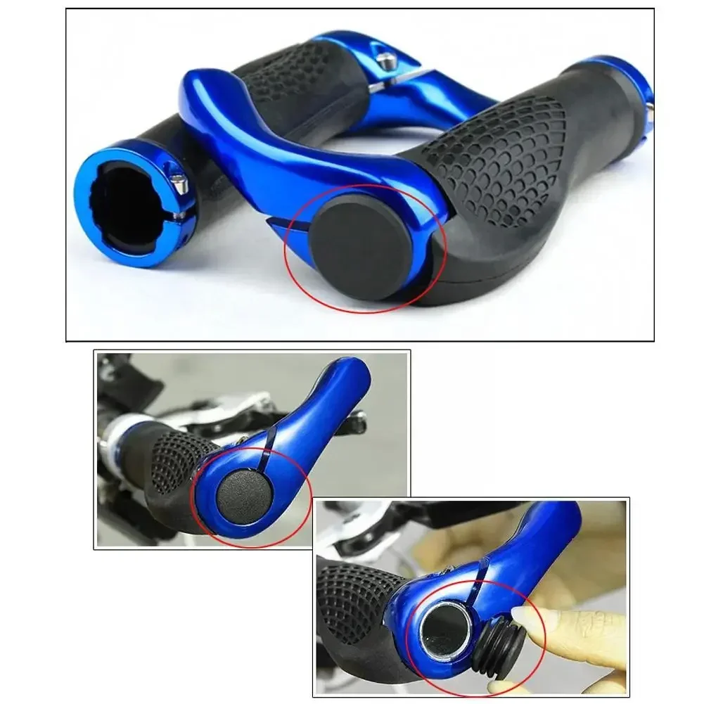 6 uds tapones para manillar de bicicleta clásico delicado tapón de plástico para bicicleta manillar de carretera cubiertas de montaña empuñaduras tapa final T1V1 - imagen 5