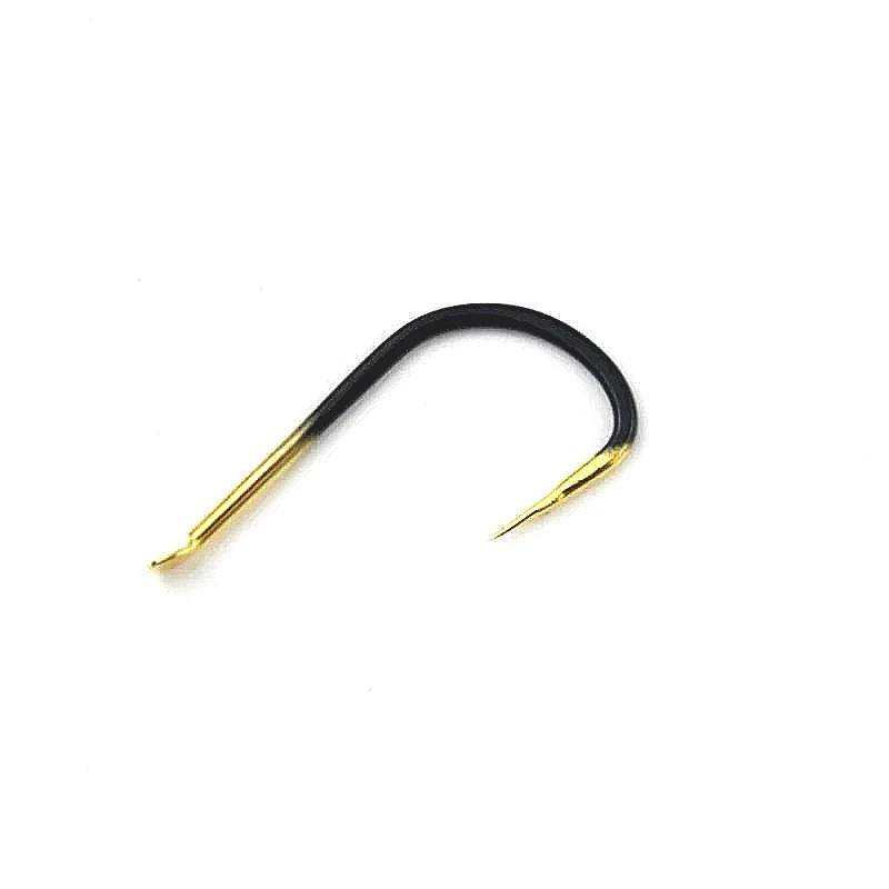 100 Uds anzuelo de pesca sin púas para equipo de pesca de carpa Material de pesca accesorios negro dorado nuevo Kanto para objetos grandes - imagen 3