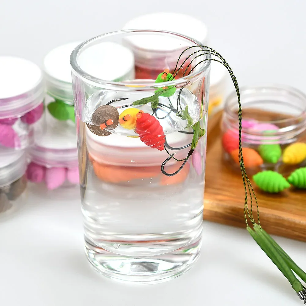 20 unids/caja nuevo Boilies emergentes cebo de pesca de carpa accesorios de flotabilidad para aparejos de pesca hacer cebos flotantes de carpa - imagen 3