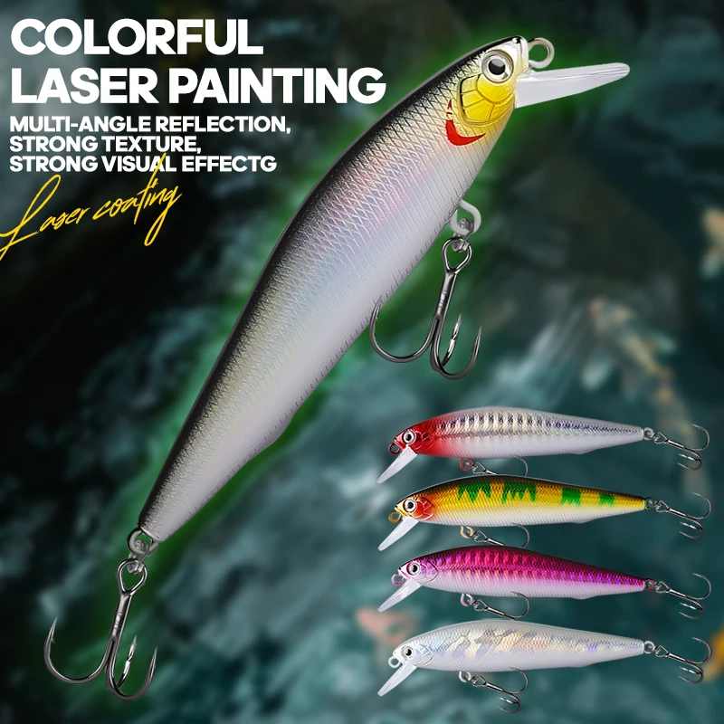 TAIYU 1-5 uds Señuelos de Pesca de larga distancia hundimiento Minnow cebos duros cebo Wobbler Artificial con caja para aparejos de pesca de mar - imagen 5