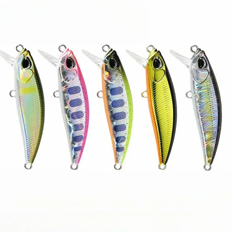 ALASICKA 1 Uds 48mm 6,5g japonés hundimiento Minnow señuelo de Pesca trucha Peche Wobbler Pesca cebo Artificial aparejos de Pesca cebo duro - imagen 5