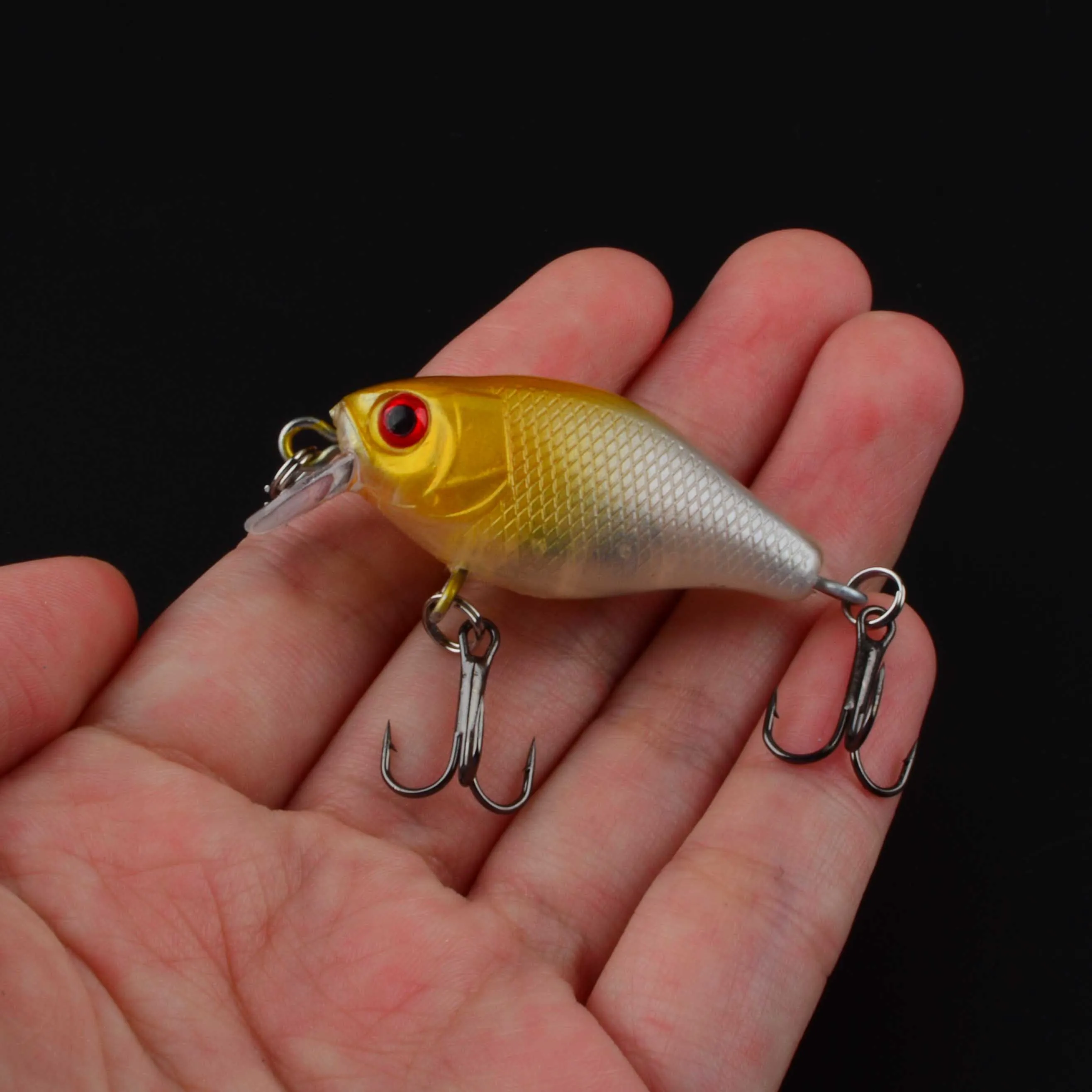 Crankbait flotante para trucha y lucio – Señuelo de plástico duro - imagen 5