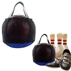Bolsa de mano, bolsa de malla para bolos, tela Oxford con asa, soporte para bolas de bolos, Estuche de transporte ligero, bolsa de almacenamiento para bolos, gimnasio al aire libre