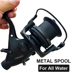 Carrete de Pesca giratorio de alta resistencia, serie 9000/10000/12000, arrastre máximo de 20KG, lanzamiento de larga distancia, rueda de Jigging de agua salada