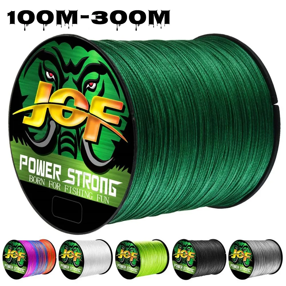 Línea de pesca de PE resistente de 300/100M, línea de pesca de 4 hebras, línea de pesca trenzada, línea de pesca multifilamento, herramientas de pesca, productos de pesca - imagen 2